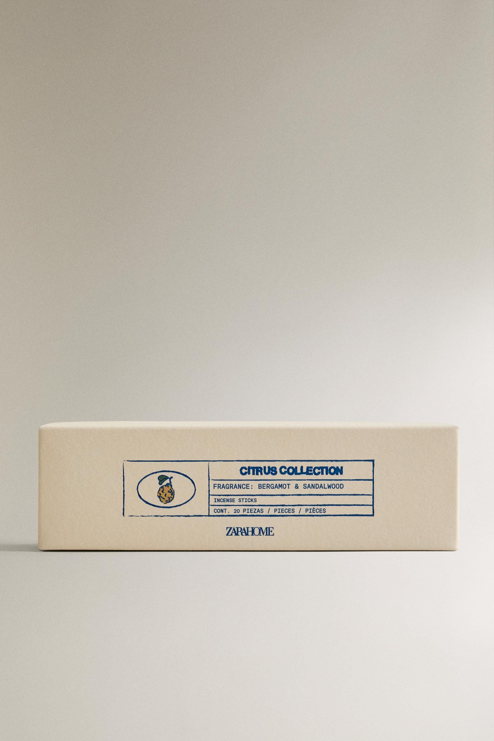 BERGAMOT & SANDALWOOD SCENTED INCENSE STICKS (PACK OF 20)